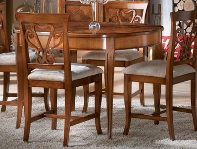 Casa Padrino table à manger Biedermeier de luxe en bois massif marron marqueterie - Table de salle à manger ovale extensible - Meubles de salle à manger Biedermeier - Fabriqué en Italie Casa Padrino table à manger Biedermeier de luxe en bois massif marron marqueterie - Table de salle à manger ovale extensible - Meubles de salle à manger Biedermeier - Fabriqué en Italie