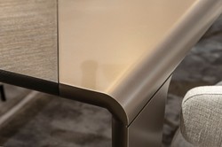 Casa Padrino table à manger de luxe marron foncé / bronze 235 x 110 x H. 77 cm - Table de salle à manger rectangulaire - Meubles de salle à manger - Meubles d'hôtel - Meubles de luxe