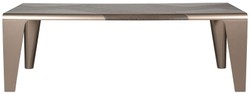 Casa Padrino table à manger de luxe marron foncé / bronze 235 x 110 x H. 77 cm - Table de salle à manger rectangulaire - Meubles de salle à manger - Meubles d'hôtel - Meubles de luxe