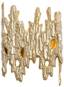 Casa Padrino applique murale design de luxe or 21 x 10,5 x H. 28 cm - Applique murale de salon - Applique murale hôtel - Applique murale restaurant - Luminaires de luxe - Intérieur de luxe