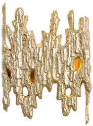 Casa Padrino luxury designer wall lamp gold 21 x 10.5 x H. 28 cm - Living room wall light - Hotel wall light - Restaurant wall light - Luxury lights - Luxury interior