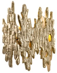 Casa Padrino luxury designer wall lamp gold 21 x 10.5 x H. 28 cm - Living room wall light - Hotel wall light - Restaurant wall light - Luxury lights - Luxury interior
