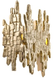 Casa Padrino luxury designer wall lamp gold 21 x 10.5 x H. 28 cm - Living room wall light - Hotel wall light - Restaurant wall light - Luxury lights - Luxury interior