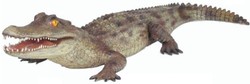 XXL Garten Deko Skulptur Figur Aligator