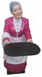 Casa Padrino luxury XXL decorative figure butler H. 90 cm