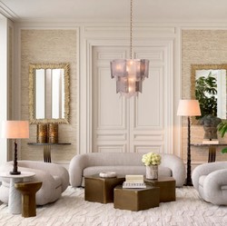 Casa Padrino lampe de table de luxe bronze / noir / crème H. 80 cm