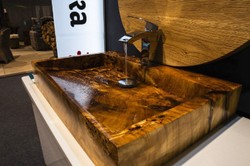 Casa Padrino Lavabo de Lujo de Madera Maciza Marrón - Varios Tamaños