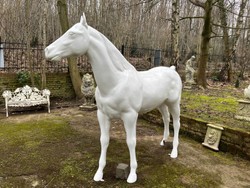 Casa Padrino escultura decorativa XXL de lujo caballo blanco 220 x A. 190 cm