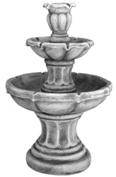 Casa Padrino Fuente Barroco Gris Ø 65 x A. 100 cm