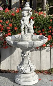 Casa Padrino fontana barocco grigio Ø 73 x A. 139 cm