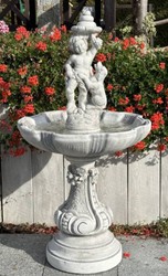 Casa Padrino fontana barocco grigio Ø 73 x A. 139 cm