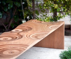 Casa Padrino Banc de Jardin de Luxe Naturel / Marron 200 cm - Fabriqué en Italie