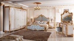Casa Padrino comodino barocco di lusso bianco / marrone / oro 75 cm