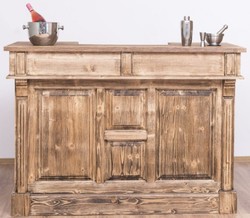 Casa Padrino Vintage Massivhiolz Bar Theke