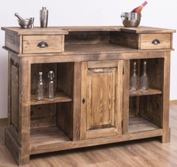 Casa Padrino Vintage Massivhiolz Bar Theke