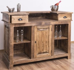 Casa Padrino Vintage Massivhiolz Bar Theke