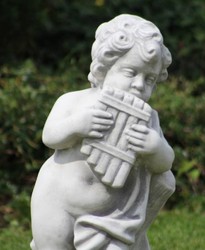 Casa Padrino ensemble de sculptures décoratives de jardin Art Nouveau de 4 gris H. 70 cm