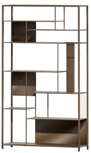 Casa Padrino cabinet mensola di lusso in metallo marrone 118 cm