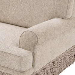 Casa Padrino canapé de salon de luxe beige 277 x 101 x H. 77 cm