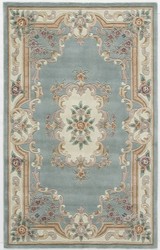 Luxus Barock Wohnzimmer Teppich Wollteppich Mehrfarbig