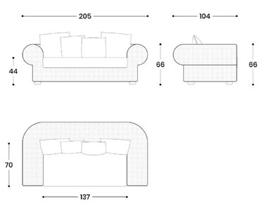 Casa Padrino Luxus 2er Gartensofa Naturfarben / Weiß 205 cm