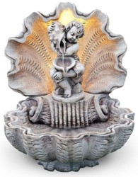 Casa Padrino fontaine de jardin Art Nouveau gris 92 x 86 x H. 107 cm