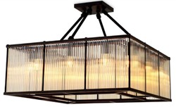Casa Padrino luxury living room ceiling lamp bronze 80 cm