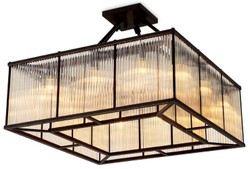 Casa Padrino luxury living room ceiling lamp bronze 80 cm
