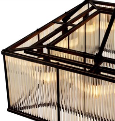 Casa Padrino luxury living room ceiling lamp bronze 80 cm