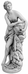 Casa Padrino scultura gargoyle Art Nouveau donna grigio A. 78 cm