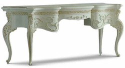 Casa Padrino tocador barroco de lujo marfil / oro 190 cm - Hecho en Italia