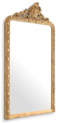 Casa Padrino specchio barocco di lusso in mogano oro antico A. 211 cm