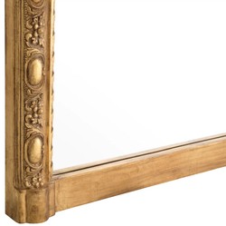 Casa Padrino specchio barocco di lusso in mogano oro antico A. 211 cm