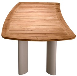 Casa Padrino luxury garden dining table natural / sand 230 cm