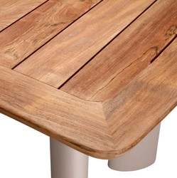 Casa Padrino luxury garden dining table natural / sand 230 cm