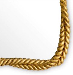 Casa Padrino espejo de lujo de caoba oro antiguo A. 121 cm