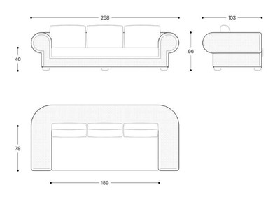 Casa Padrino Luxus 3er Gartensofa Grau / Beige / Weiß 258 cm