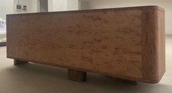Luxus Sideboard mit 3 Türen Naturfarben Braun