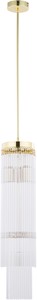 Casa Padrino luxury hotel chandelier gold Ø 15 x H. 80 cm Casa Padrino luxury hotel chandelier gold Ø 15 x H. 80 cm