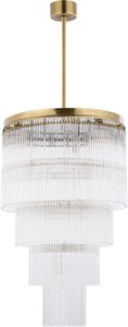 Casa Padrino luxury hotel chandelier brass with patina Ø 45 x H. 95 cm Casa Padrino luxury hotel chandelier brass with patina Ø 45 x H. 95 cm