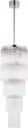 Casa Padrino luxury hotel chandelier silver Ø 25 x H. 95 cm Casa Padrino luxury hotel chandelier silver Ø 25 x H. 95 cm