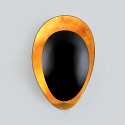 Casa Padrino applique murale de luxe en métal or / noir A. 31,75 cm