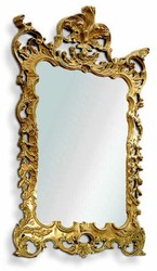 Prunkvoller Luxus Barock Massivholz Spiegel Wandspiegel Gold
