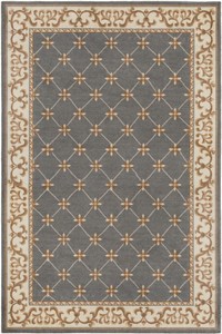 Casa Padrino Luxury Baroque Living Room Carpet Gray / Cream / Brown - Various Sizes