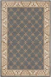 Casa Padrino tapis de salon baroque de luxe gris / crème / marron - Différentes Tailles