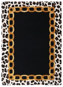 Casa Padrino Alfombra de Lujo con Diseño de Leopardo - Varios Tamaños