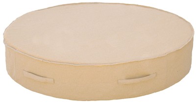 Runde Luxus Gartenliege Sonnenliege Poolliege Beige