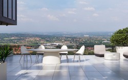 Casa Padrino tavolo da pranzo da giardino di lusso bianco opaco 300 x 130 x A. 75 cm