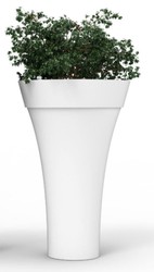 Casa Padrino vaso da fiori di lusso bianco opaco Ø 126 x A. 197 cm