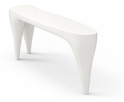 Casa Padrino luxury garden console matt white 200 cm